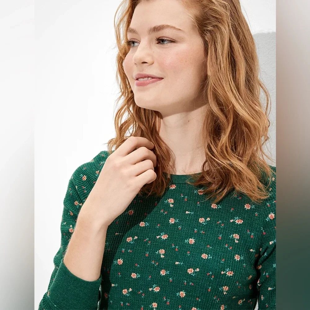 AE Waffle Layering Tee - Picture 3 of 4